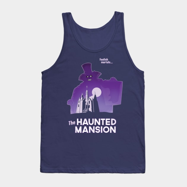 Hatbox Ghost Tank Top by jaredBdesign